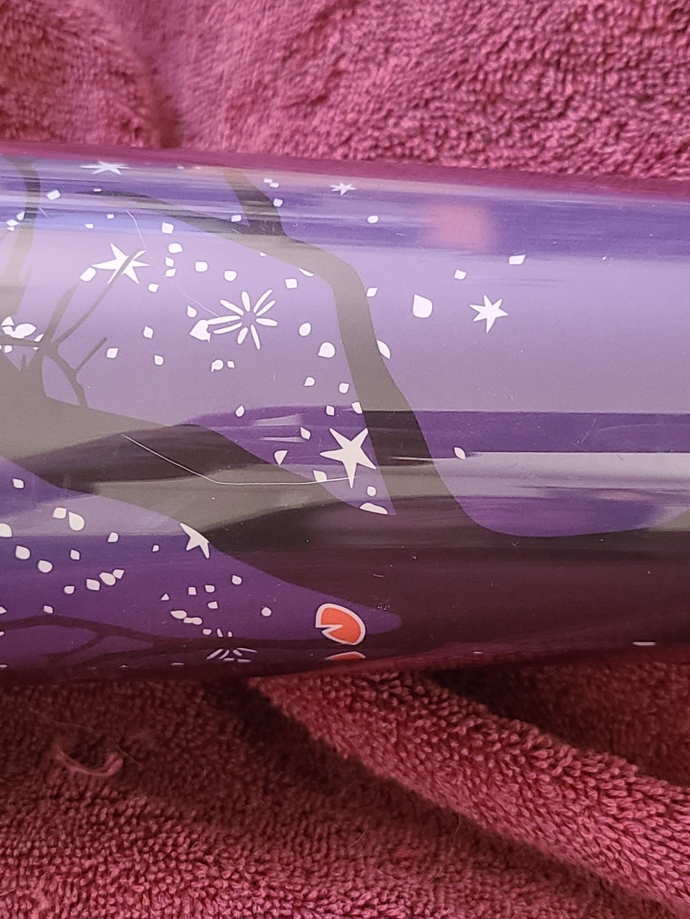 Starbucks Purple and Black Holiday Tumbler
